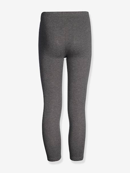 Thermoleggings voor meisjes HAPPY GIRLS Basic antraciet+gemêleerd grijs+marineblauw+roze (poederkleur)+snoepjesroze+zwart - vertbaudet enfant 