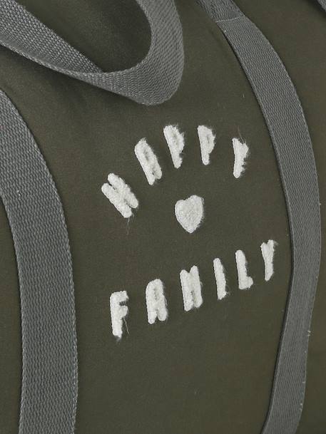 Luiertas voor het weekend La vie est pleine de surprises kaki+Marine grijs+salie - vertbaudet enfant 