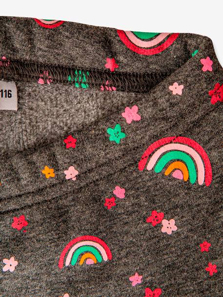 HAPPY GIRLS thermische legging regenboog antraciet+marineblauw - vertbaudet enfant 
