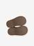 Gezipte en elastische leren boots voor babymeisjes kameel - vertbaudet enfant 