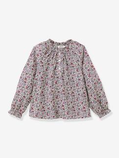 Blouse van Liberty Meadow-stof voor meisjes CYRILLUS  - vertbaudet enfant