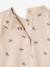 T-shirt baby met print, lange mouwen gemêleerd beige+oudroze - vertbaudet enfant 