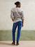 Rechtstreeks zwangerschapsbroek met naadloze band denimgrijs+ecru+ongewassen denim+stone - vertbaudet enfant 
