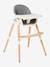 Hoge ontwikkelingsstoel 2 hoogtes vertbaudet High & Low blauw+Grijs/hout - vertbaudet enfant 
