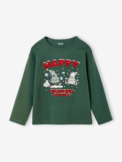 -Jongensshirt met kerstprint