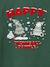 Jongensshirt met kerstprint dennen+marineblauw - vertbaudet enfant 