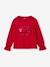 T-shirt Kerstmis meisje knoop en glitterdetails lange mouwen rood - vertbaudet enfant 