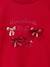 T-shirt Kerstmis meisje knoop en glitterdetails lange mouwen rood - vertbaudet enfant 