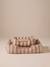 Gequilte mand voor huisdier FAMILY hazelnoot+klei+wit, gestreept - vertbaudet enfant 