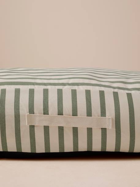 XXL matras voor honden FAMILY groen, gestreept - vertbaudet enfant 