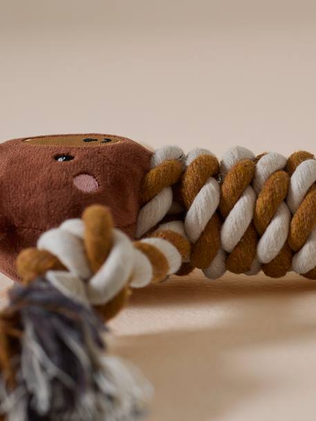 Kauwbaar speeltje van touw voor honden bruin - vertbaudet enfant 