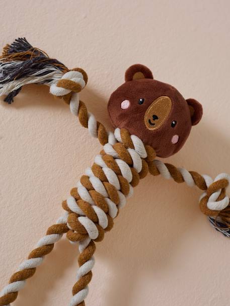 Kauwbaar speeltje van touw voor honden bruin - vertbaudet enfant 