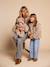 Sherpajas met luipaardvoering, capsulecollectie moeder-dochter ENVIE DE FRAISE taupe - vertbaudet enfant 