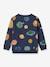 Thora bedrukte sweater marineblauw+rozen - vertbaudet enfant 