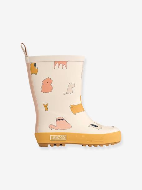 Mason thermische regenlaarzen grijs+marineblauw+rozen - vertbaudet enfant 