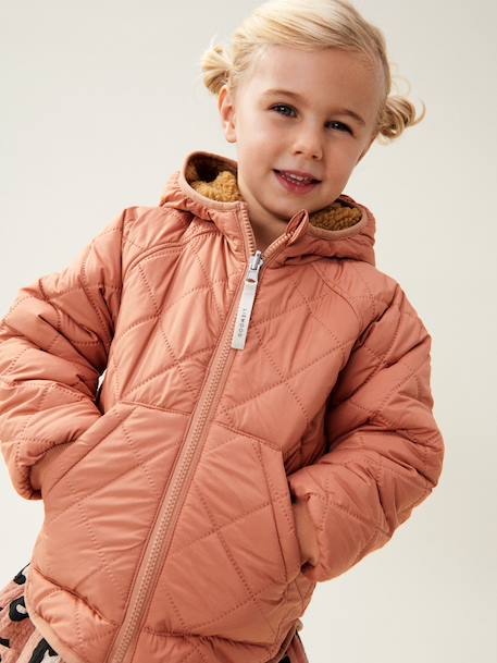 Omkeerbare jas met capuchon Jackson LIEWOOD blauw+rozen - vertbaudet enfant 