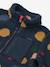 Nolan fleece jas bruin+marineblauw+rozen - vertbaudet enfant 