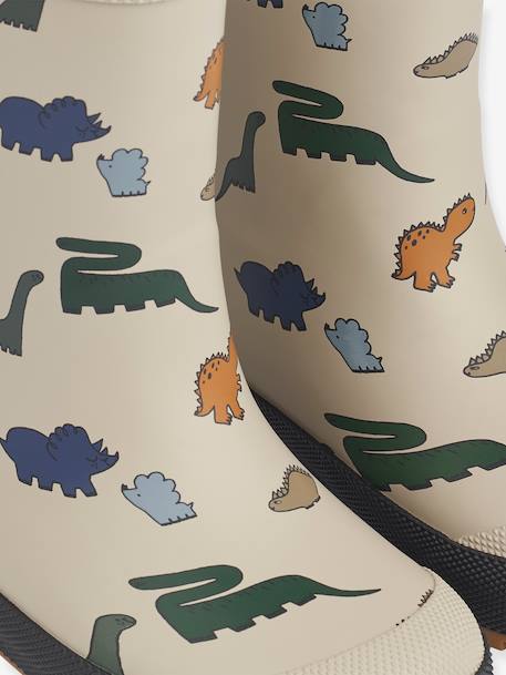 Mason thermische regenlaarzen grijs+marineblauw+rozen - vertbaudet enfant 