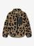 Nolan fleece jas bruin+marineblauw+rozen - vertbaudet enfant 
