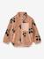Nolan fleece jas bruin+marineblauw+rozen - vertbaudet enfant 