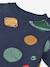 Thora bedrukte sweater marineblauw+rozen - vertbaudet enfant 
