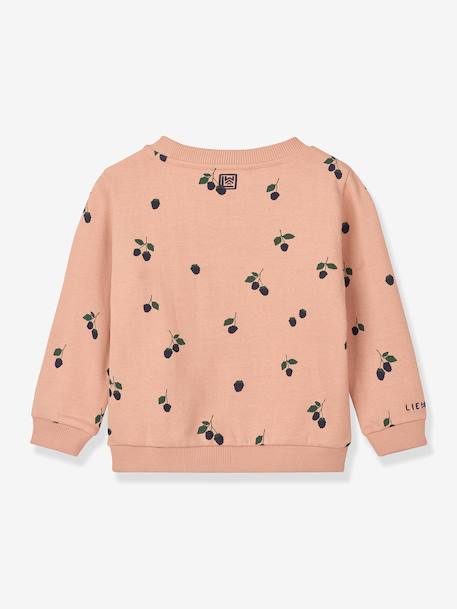 Thora bedrukte sweater marineblauw+rozen - vertbaudet enfant 