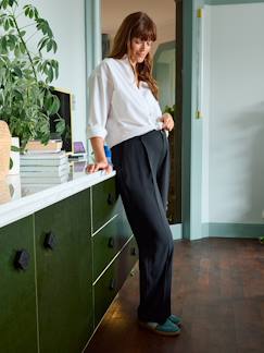 -Stadsbroek met wijde pijpen Before and After