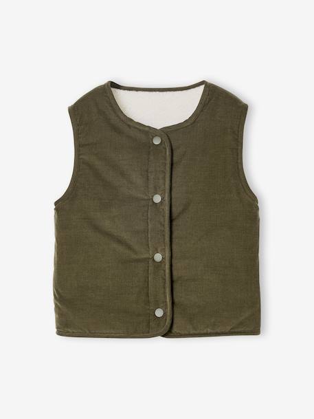 Omkeerbaar vestje kindercapsule familie ecru - vertbaudet enfant 