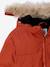 Donsjack met capuchon, fleecevoering en wanten of handschoenen amber+dennen - vertbaudet enfant 