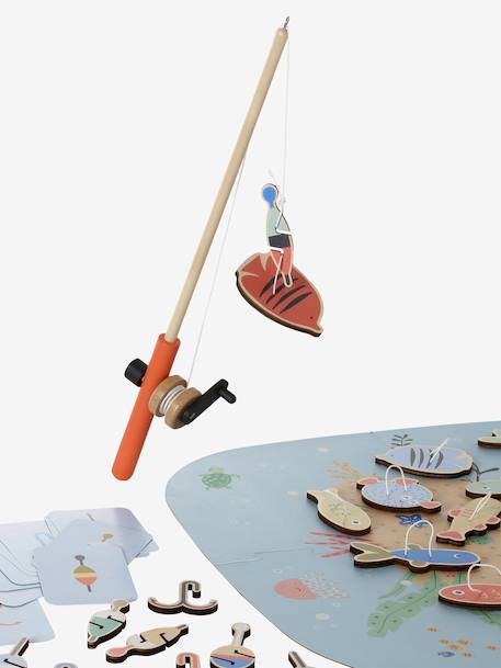 Hengelsportspel van FSC®-hout blauw - vertbaudet enfant 
