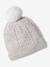 Kerstcadeauset voor meisjes muts + snood + wanten/handschoenen gemêleerd beige - vertbaudet enfant 
