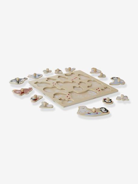 BANQUISE houten FSC®-knop puzzel hout - vertbaudet enfant 