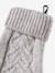 Kerstcadeauset voor meisjes muts + snood + wanten/handschoenen gemêleerd beige - vertbaudet enfant 