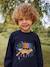 T-shirt met lange mouwen met print voor jongens marineblauw - vertbaudet enfant 