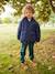 Parka sweater met capuchon voor jongens marineblauw - vertbaudet enfant 