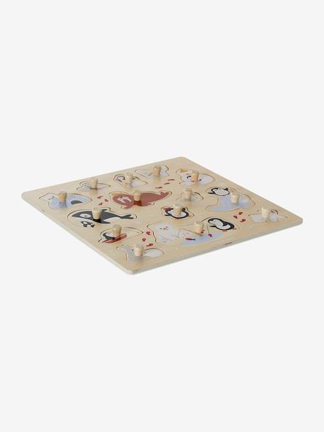 BANQUISE houten FSC®-knop puzzel hout - vertbaudet enfant 