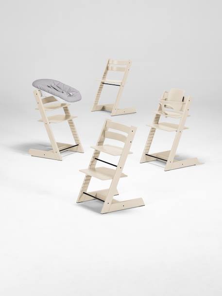 Hoge stoel Tripp Trapp STOKKE BLEACHED+donkerbruin+ecru+grijs+groen+NATUURLIJK+ONWEER GRIJS+WIT+zachtpaars+ZWART - vertbaudet enfant 