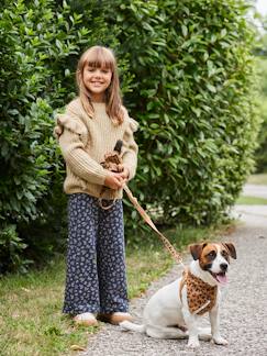 -Wijde fleece legging voor meisjes