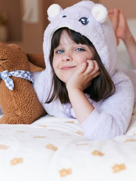 Kawaii nachtjumpsuit voor meisjes lila - vertbaudet enfant 