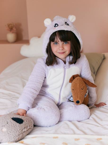 Kawaii nachtjumpsuit voor meisjes lila - vertbaudet enfant 