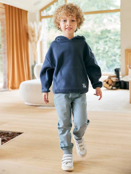 Jongensjoggingbroek, eenvoudig aan te trekken grijsblauw+kaki+karamel+marineblauw - vertbaudet enfant 