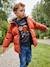Donsjack met capuchon, fleecevoering en wanten of handschoenen amber+dennen - vertbaudet enfant 