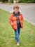 Donsjack met capuchon, fleecevoering en wanten of handschoenen amber+dennen - vertbaudet enfant 