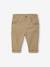 Babybroek met battle fit in fluweel/velours met voering antraciet+kaki - vertbaudet enfant 