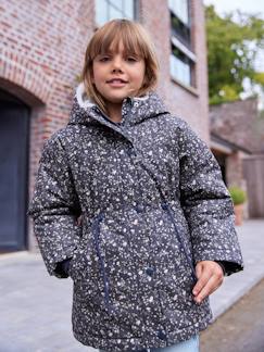 -Romantische parka met capuchon voor meisjes