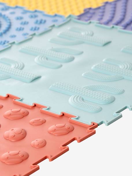 Sensorische tegelmat van silicone meerkleurig - vertbaudet enfant 