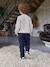 Fleece joggingbroek voor jongens marineblauw - vertbaudet enfant 