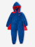 Combi pyjama superheld: cape + afneembaar masker koningsblauw - vertbaudet enfant 