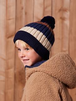 -Tricolore babyset muts + snood + wanten/handschoenen voor jongens