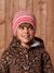 Gestreept set voor meisjes muts + snood + wanten/handschoenen rouge - vertbaudet enfant 